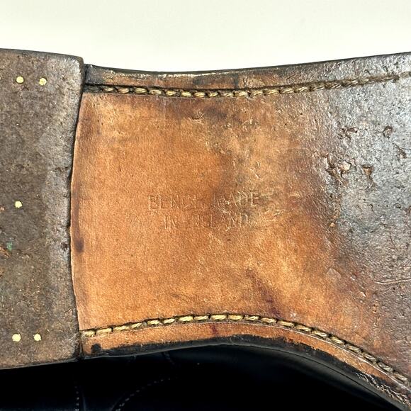 VGUC VTG Joseph Cheaney Cap Toe Oxford Bench Made England 175 UK 11 E  US 12 C main image 11